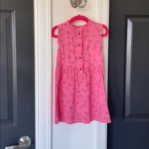 Carters 3T pink dinosaur dress, toddler girl